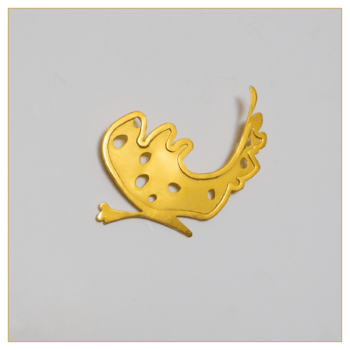 BROCHE MARIPOSA DORADA