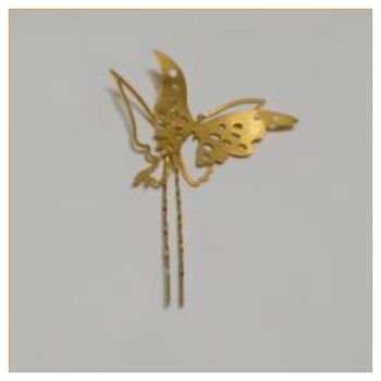 HORQUILLA MARIPOSA DORADA