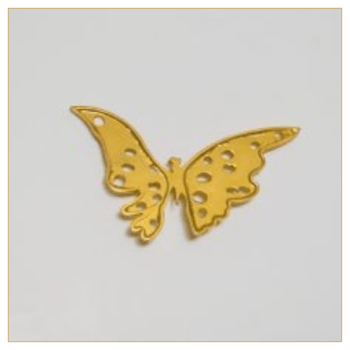 BROCHE MARIPOSA DORADA