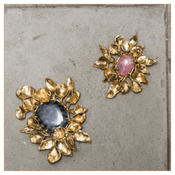 BROCHE Y COLGANTE HIEDRA