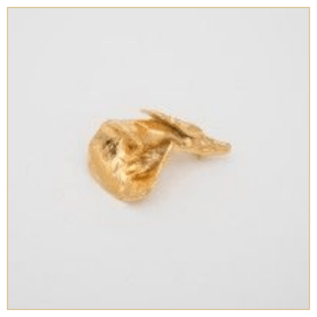 Broche "Calas" bañado en oro