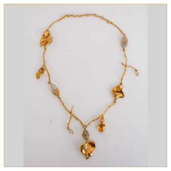 COLLAR "OTOÑO" CORTO CON PIEDRAS