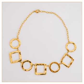 COLLAR "CÍRCULOS Y CUADRADOS GR."