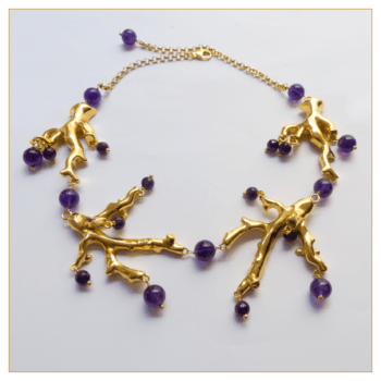 COLLAR "CORALES GR. Nº 4/5" CON PIEDRAS