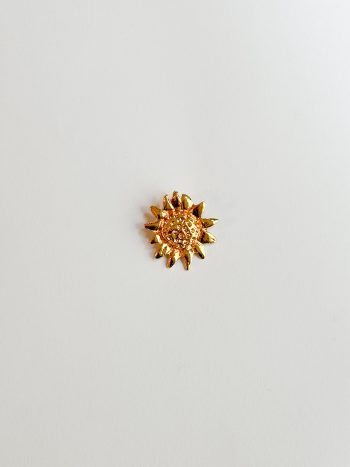 Colgante girasolito peltre bañado en oro