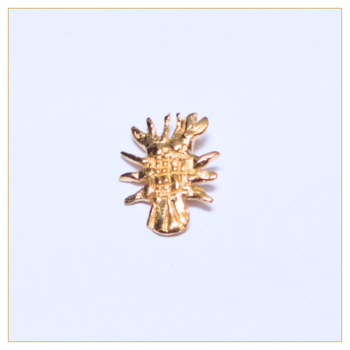 Colgante "Bogavante" en bronce bañado en oro