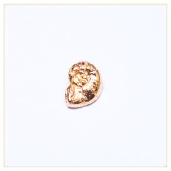 Colgante "Caracol" en bronce bañado en oro