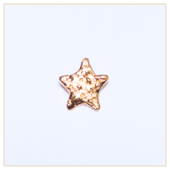 Colgante "Estrella" en bronce bañado en oro