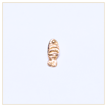 Colgante pez "Argos" en bronce bañado en oro